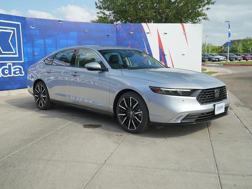 Solar Silver Metallic 2026 Honda Accord Hybrid Touring