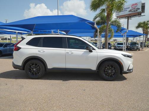 Platinum White Pearl 2026 Honda CR-V Hybrid Sport FWD