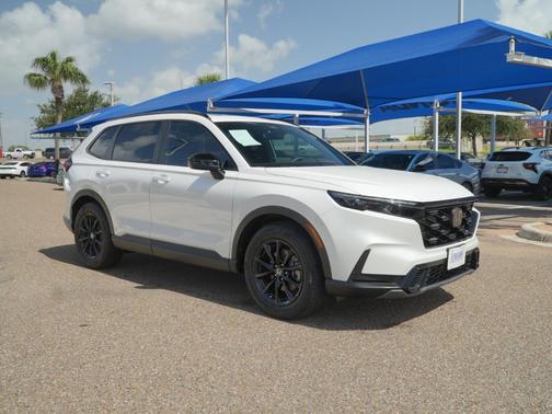 Platinum White Pearl 2026 Honda CR-V Hybrid Sport FWD