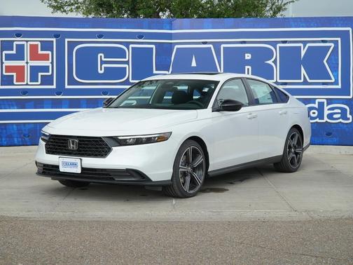 Platinum White Pearl 2026 Honda Accord Hybrid Sport