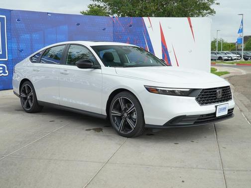 Platinum White Pearl 2026 Honda Accord Hybrid Sport