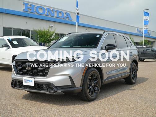 Solar Silver Metallic 2025 Honda CR-V Hybrid Sport AWD