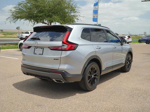 Solar Silver Metallic 2025 Honda CR-V Hybrid Sport AWD