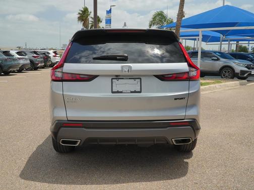 Solar Silver Metallic 2025 Honda CR-V Hybrid Sport AWD