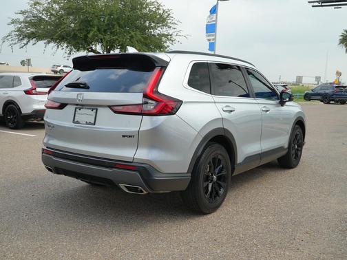 Solar Silver Metallic 2025 Honda CR-V Hybrid Sport AWD
