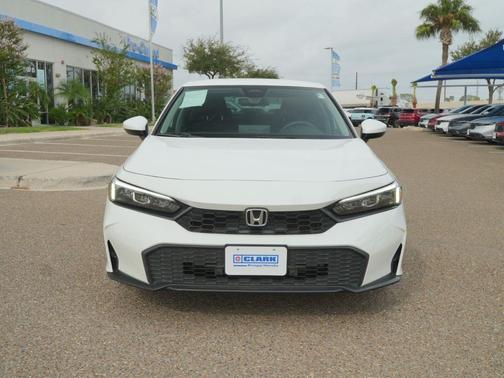 Platinum White Pearl 2026 Honda Civic LX