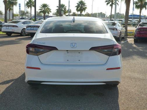 Platinum White Pearl 2026 Honda Civic LX