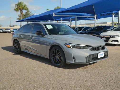 Urban Gray Pearl 2025 Honda Civic Hybrid Sport