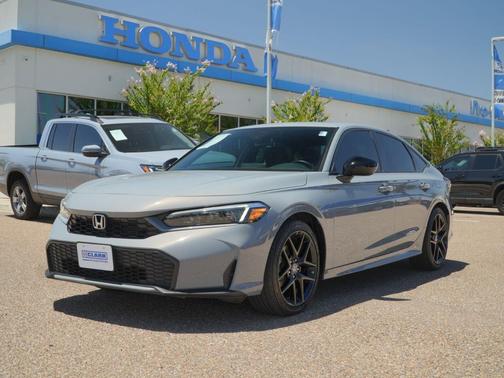 Urban Gray Pearl 2025 Honda Civic Hybrid Sport