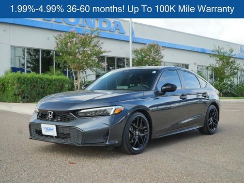 Meteorite Gray Metallic 2026 Honda Civic Sport