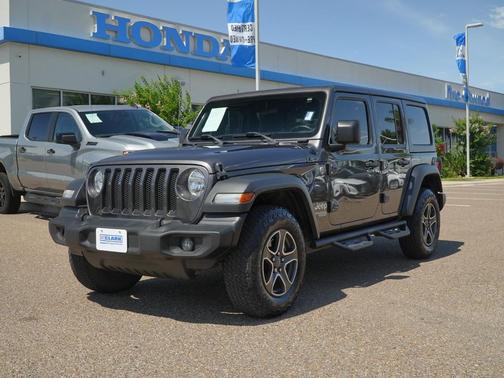 Granite Crystal Metallic Clearcoat 2021 Jeep Wrangler Unlimited Sport