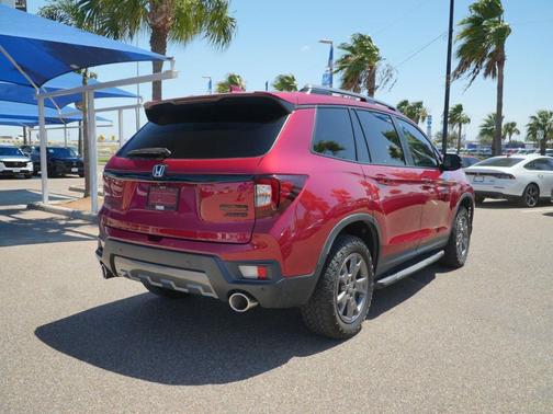 Radiant Red Metallic II 2024 Honda Passport AWD TrailSport