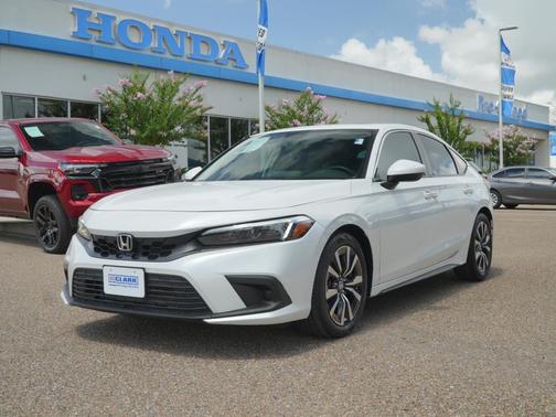 Platinum White Pearl 2023 Honda Civic EX-L