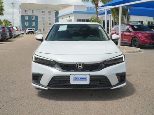 Platinum White Pearl 2023 Honda Civic EX-L