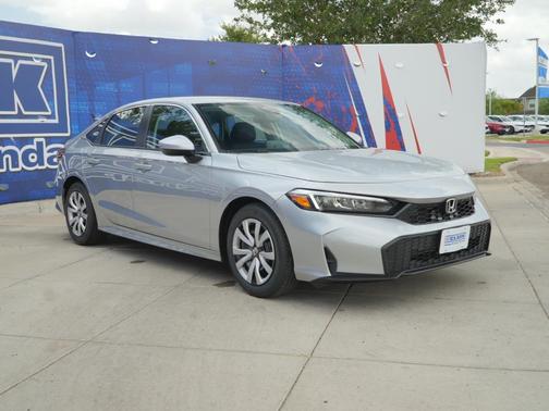 Solar Silver Metallic 2026 Honda Civic LX