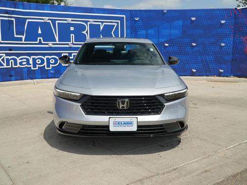 Solar Silver Metallic 2026 Honda Accord Hybrid Sport-L