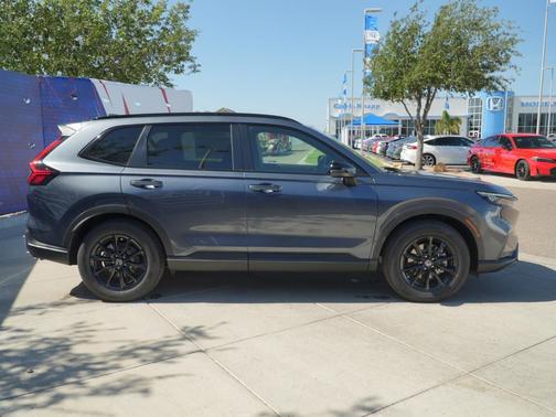 Meteorite Gray Metallic 2026 Honda CR-V Hybrid Sport-L FWD