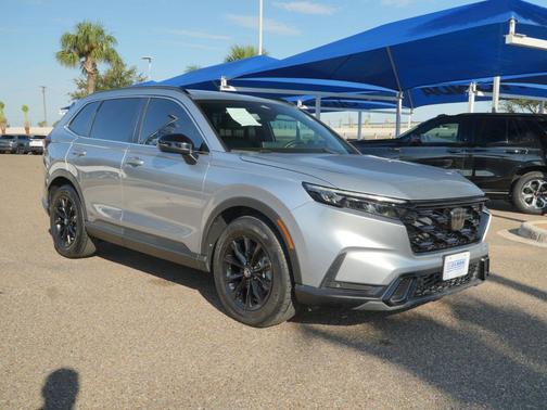 Solar Silver Metallic 2025 Honda CR-V Hybrid Sport FWD