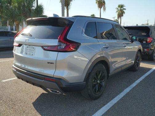 Solar Silver Metallic 2025 Honda CR-V Hybrid Sport FWD