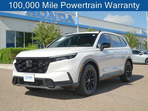 Platinum White Pearl 2026 Honda CR-V Hybrid Sport-L FWD