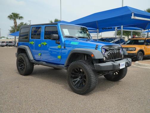 Hydro Blue Pearl Coat 2015 Jeep Wrangler Unlimited Sport