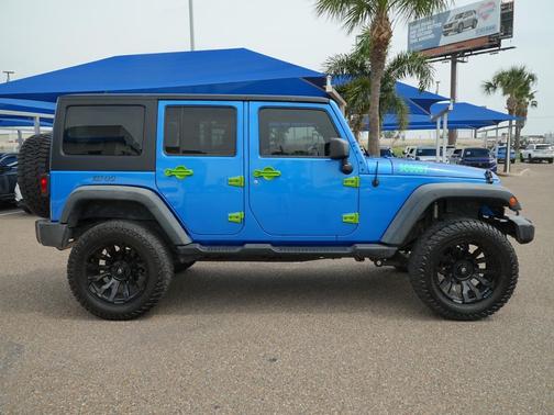 Hydro Blue Pearl Coat 2015 Jeep Wrangler Unlimited Sport