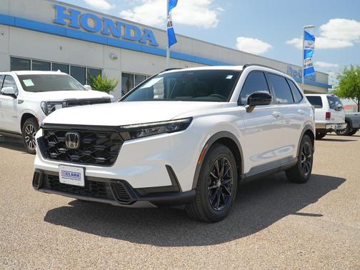 Platinum White Pearl 2026 Honda CR-V Hybrid Sport FWD