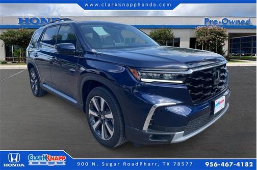 Obsidian Blue Pearl 2024 Honda Pilot Touring 8-Passenger