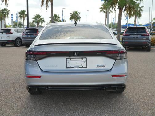 Solar Silver Metallic 2025 Honda Accord Hybrid Sport-L