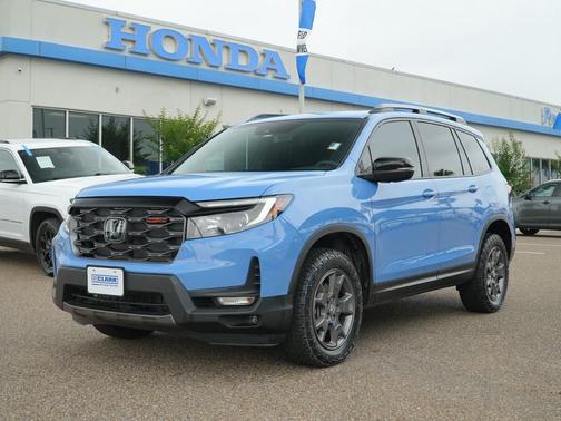 Diffused Sky Blue Pearl 2024 Honda Passport AWD TrailSport