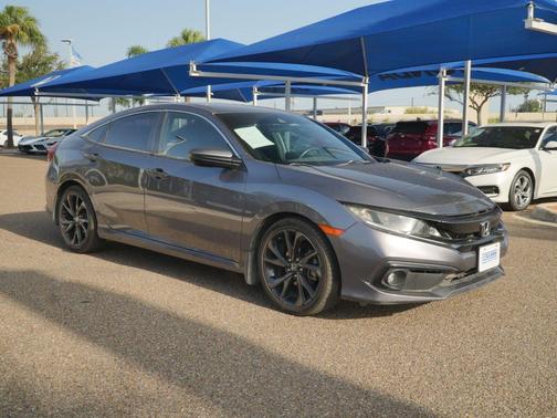 Modern Steel Metallic 2020 Honda Civic Sport
