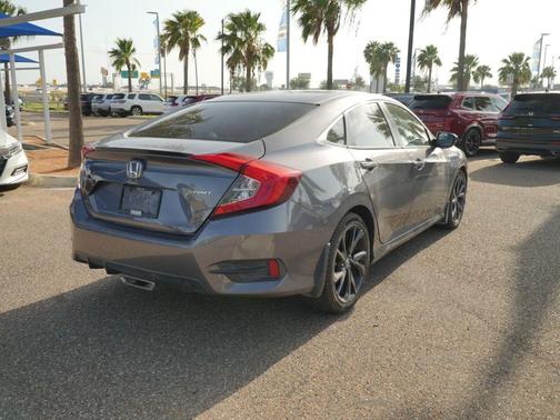Modern Steel Metallic 2020 Honda Civic Sport