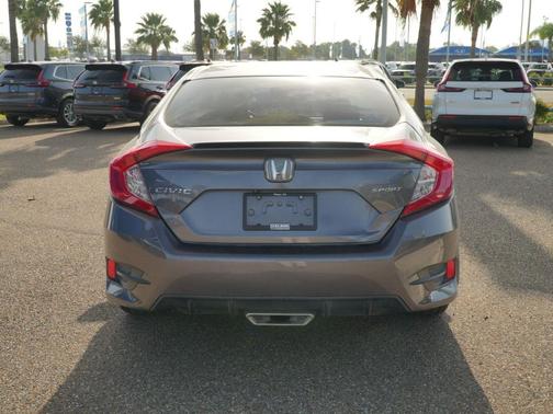 Modern Steel Metallic 2020 Honda Civic Sport