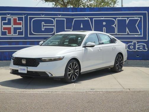 Platinum White Pearl 2026 Honda Accord Hybrid Touring