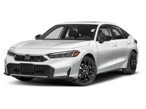 Platinum White Pearl 2026 Honda Civic Hybrid Sport
