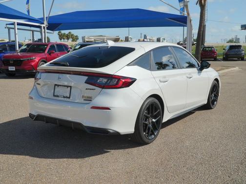Platinum White Pearl 2026 Honda Civic Hybrid Sport