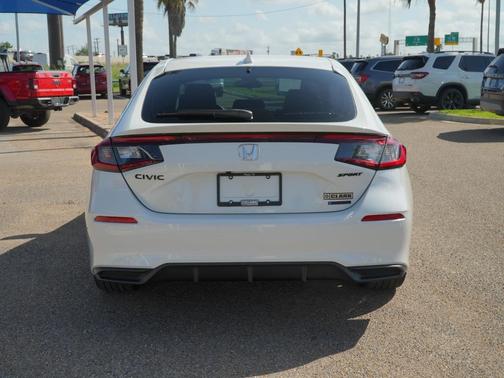 Platinum White Pearl 2026 Honda Civic Hybrid Sport