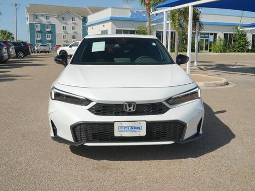 Platinum White Pearl 2026 Honda Civic Hybrid Sport