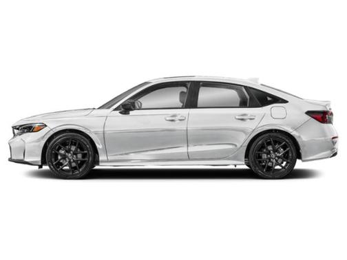 Platinum White Pearl 2025 Honda Civic Hybrid Sport