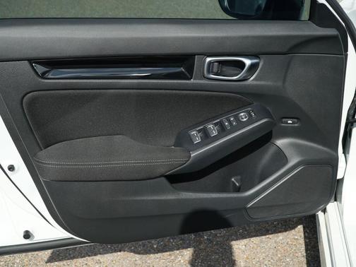 Platinum White Pearl 2025 Honda Civic Hybrid Sport