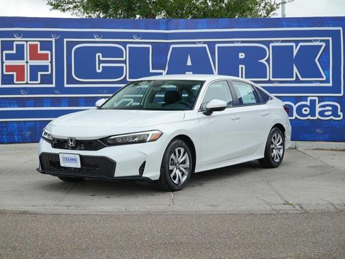 Platinum White Pearl 2026 Honda Civic LX