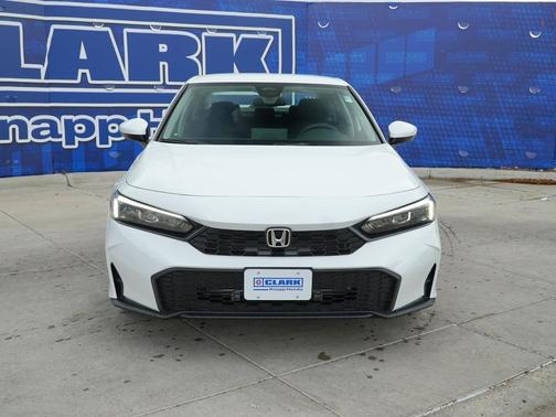 Platinum White Pearl 2026 Honda Civic LX