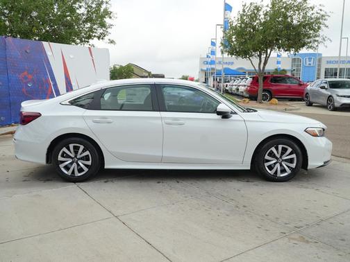 Platinum White Pearl 2026 Honda Civic LX