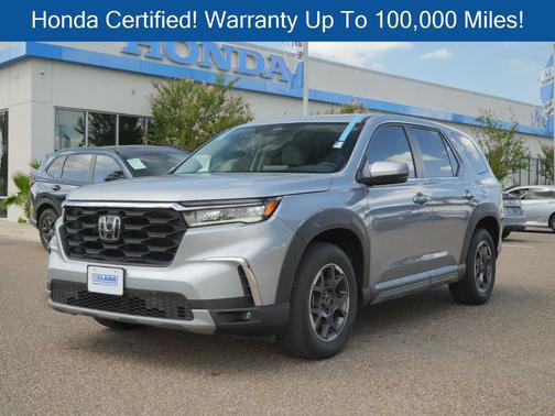 Lunar Silver Metallic 2023 Honda Pilot 2WD EX-L 8 Passenger