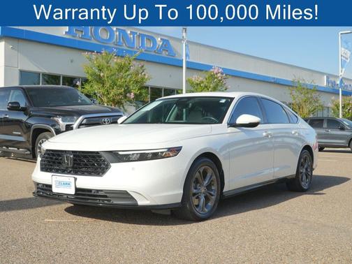 Platinum White Pearl 2024 Honda Accord Hybrid EX-L