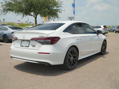 Platinum White Pearl 2026 Honda Civic Hybrid Sport