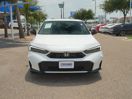 Platinum White Pearl 2026 Honda Civic Hybrid Sport
