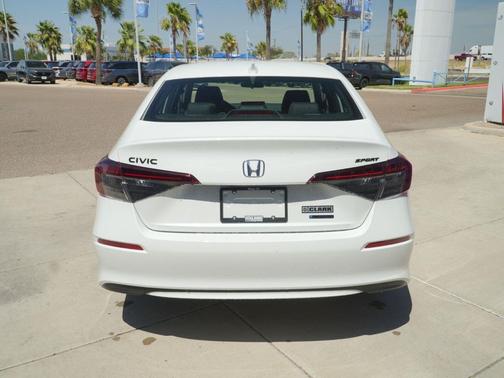 Platinum White Pearl 2026 Honda Civic Hybrid Sport