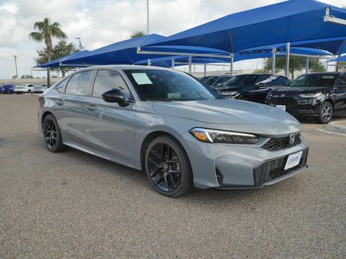 Urban Gray Pearl 2025 Honda Civic Hybrid Sport