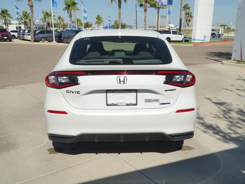 Platinum White Pearl 2026 Honda Civic Hybrid Sport